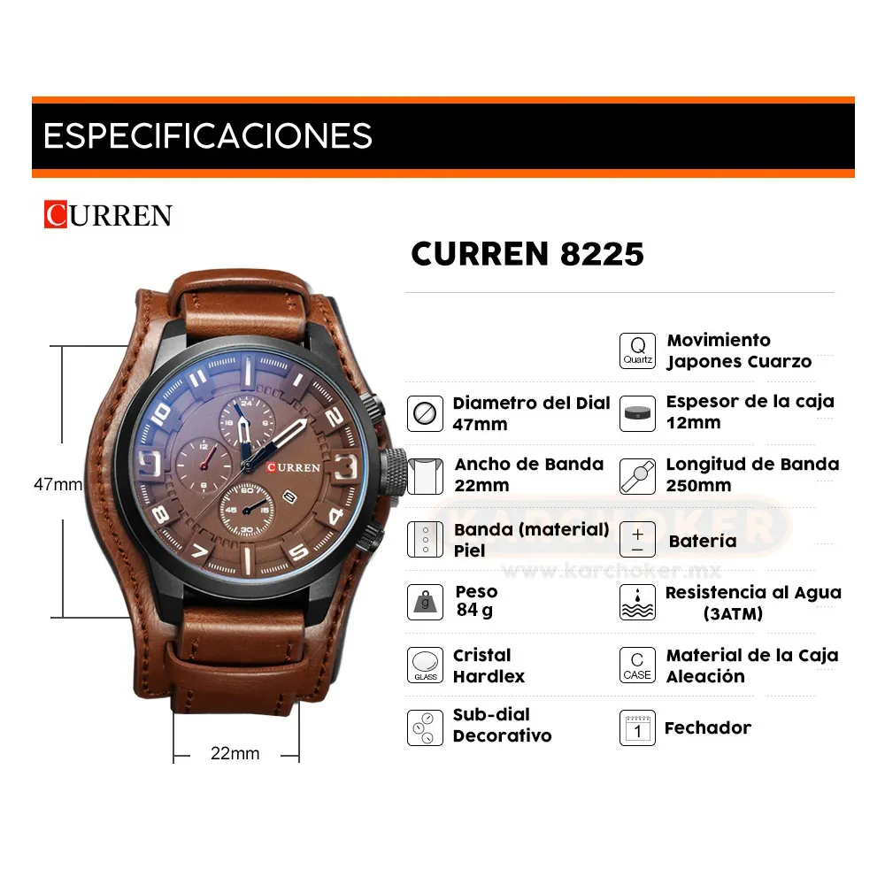 Curren 8225, foto 8 del distribuidor