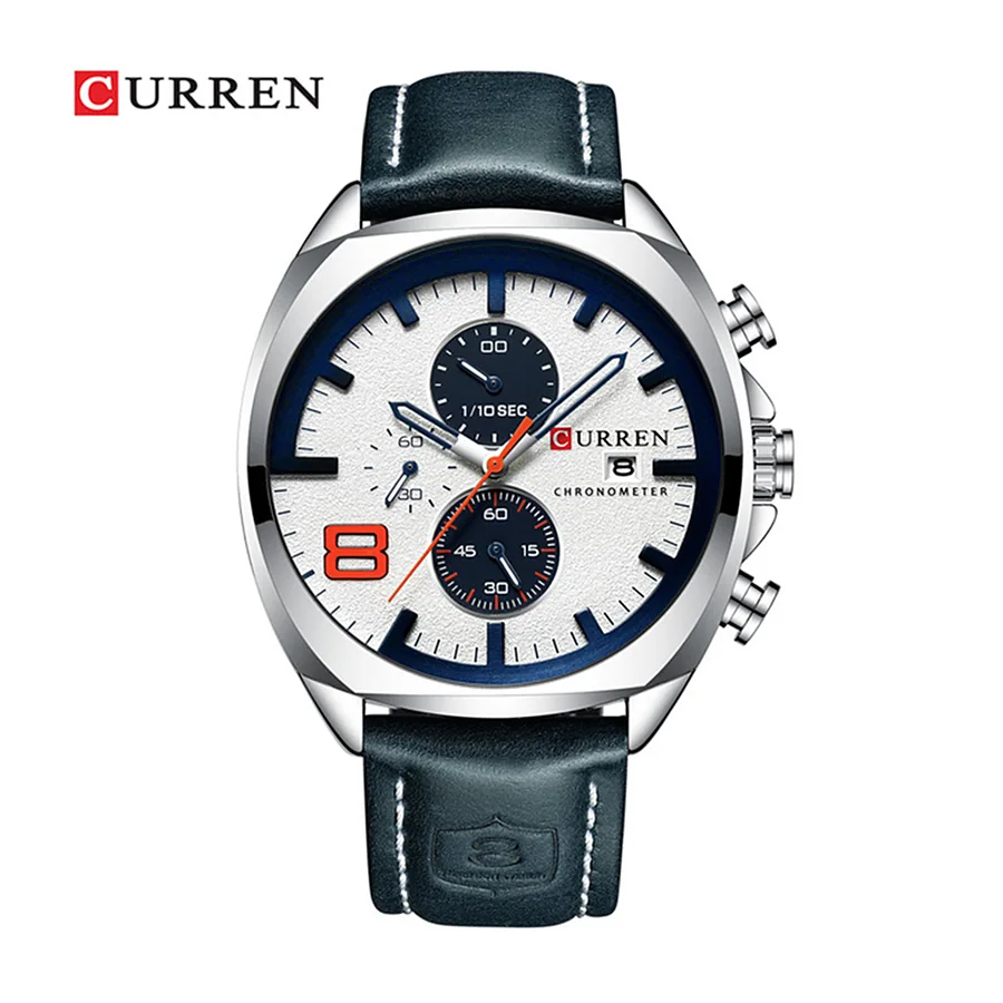 Curren 8324 en azul y blanco, foto 1