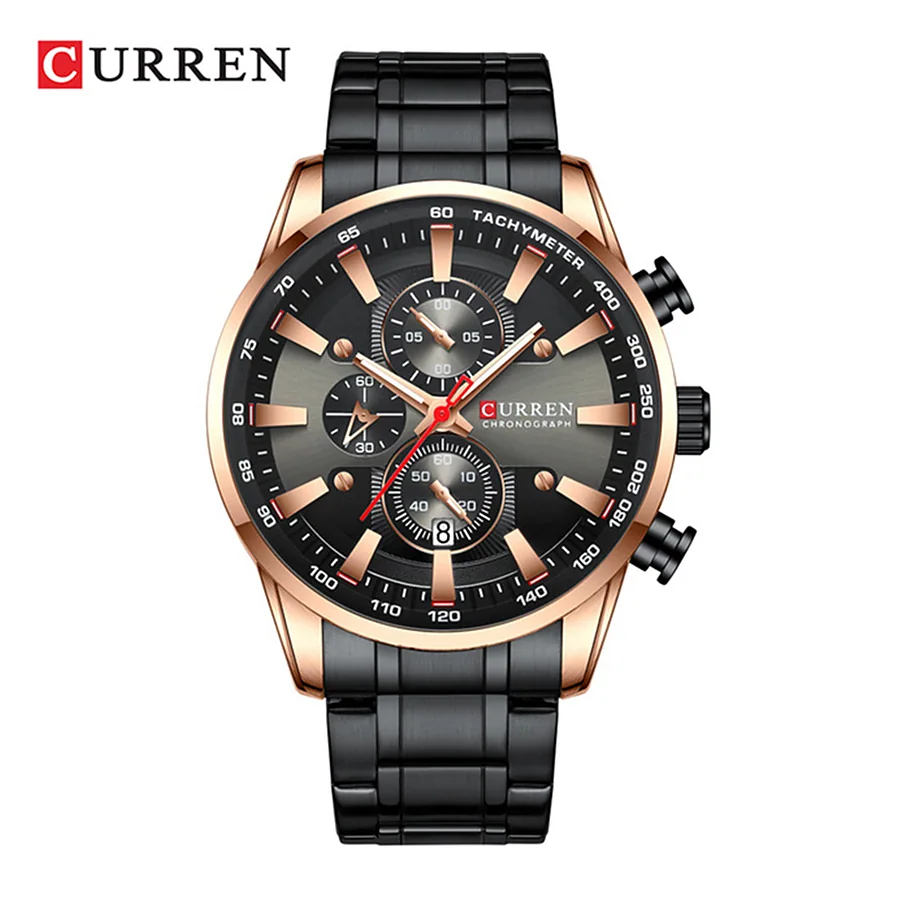 Curren 8351 en negro y dorado, foto 1
