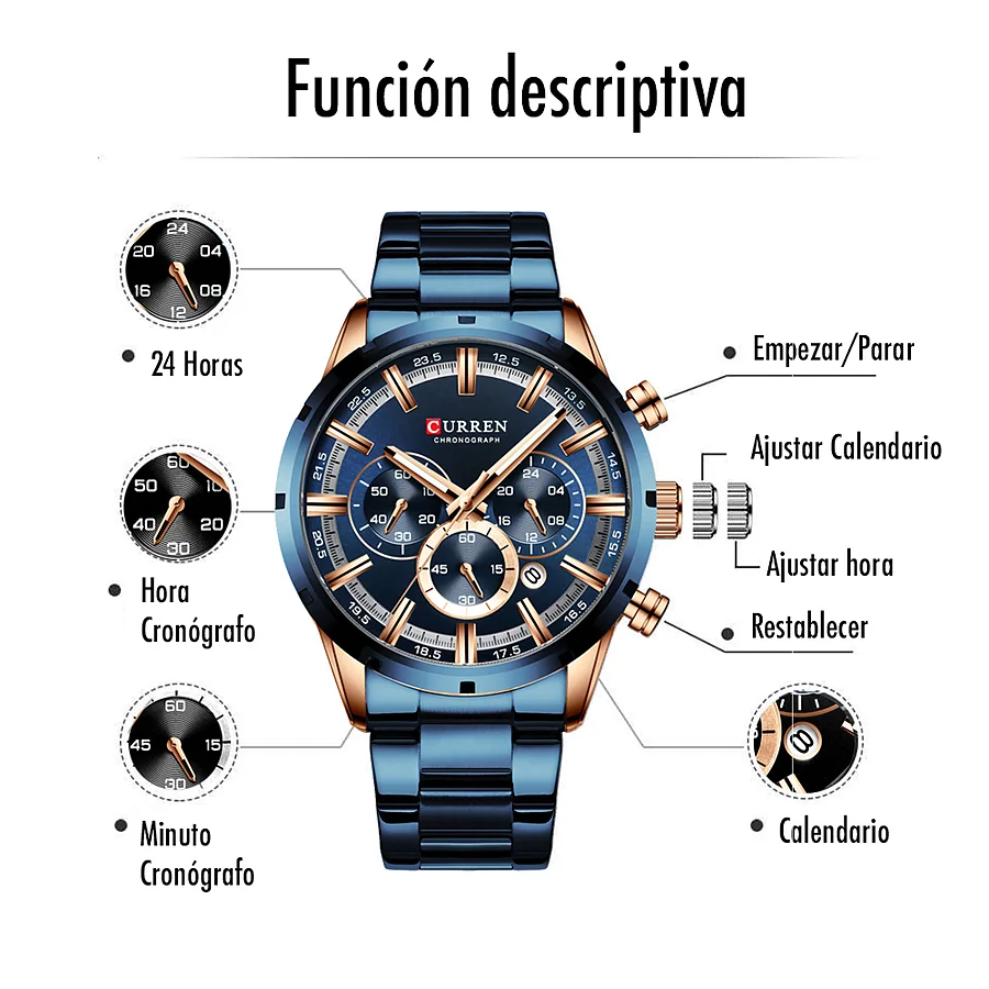Curren 8355 en azul, foto 2