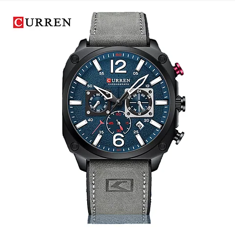 Curren 8398 en gris y azul