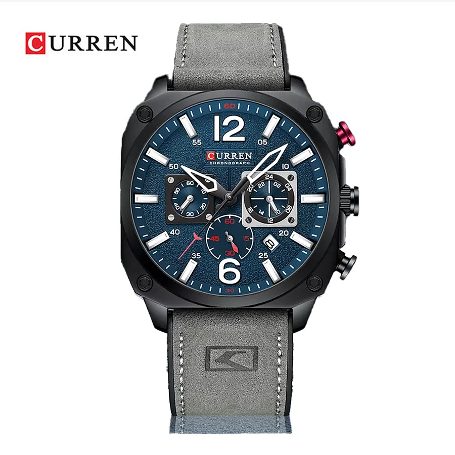 Curren 8398 en gris y azul, foto 1