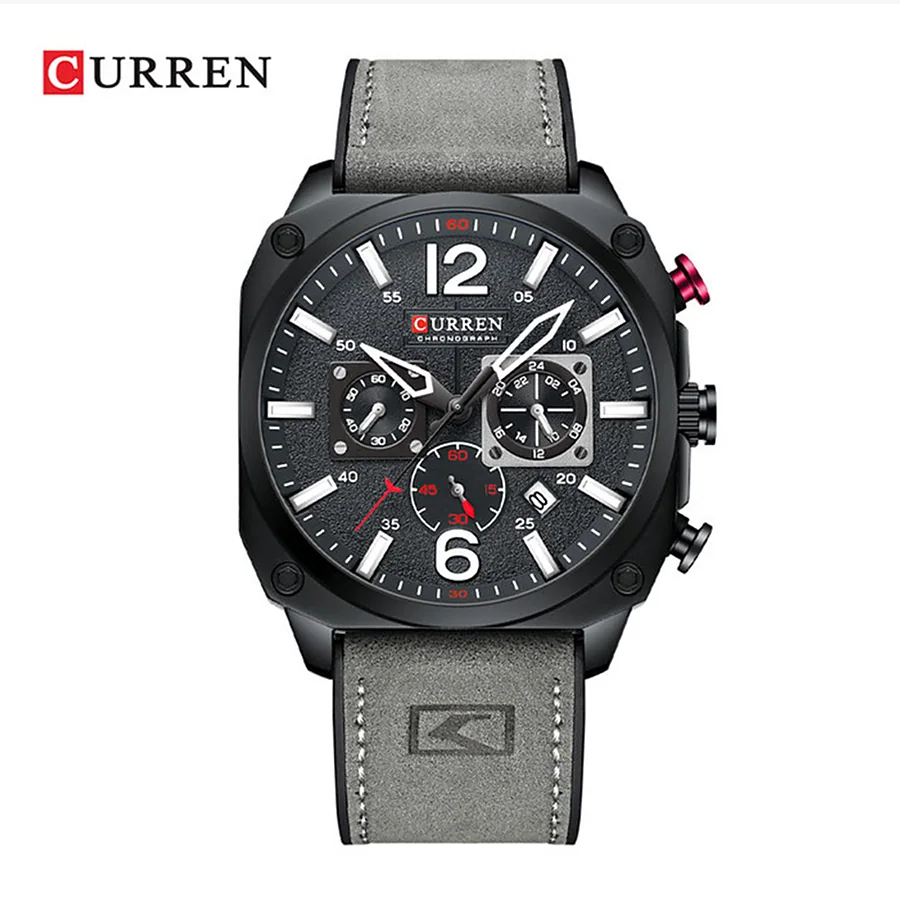Curren 8398 en gris y negro, foto 1