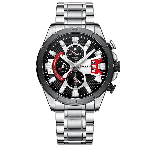 Curren 8401 en plateado