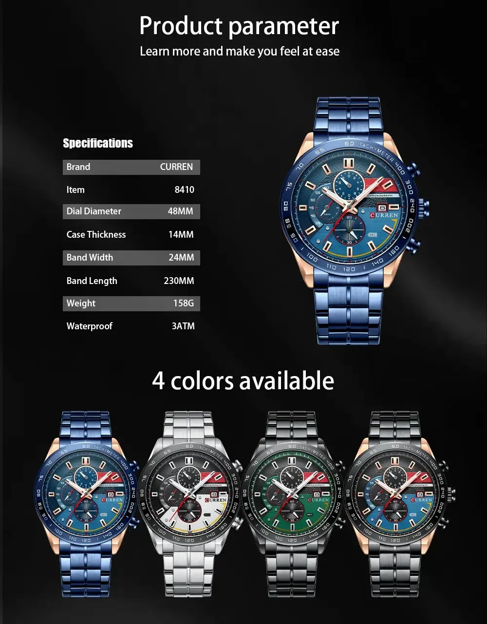 Curren 8410, foto 5 del distribuidor