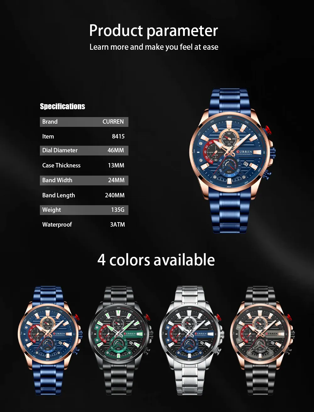 Curren 8415, foto 7 del distribuidor