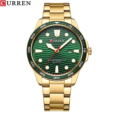 Curren 8426 en dorado y verde