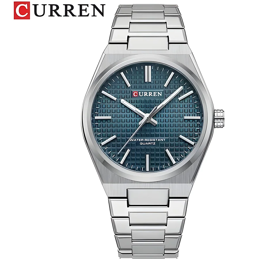 Curren 8439G en plateado y azul, foto 1