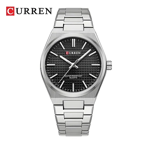 Curren 8439G en plateado y negro