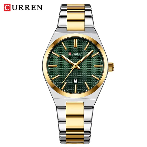 Curren 8439L en dorado y verde