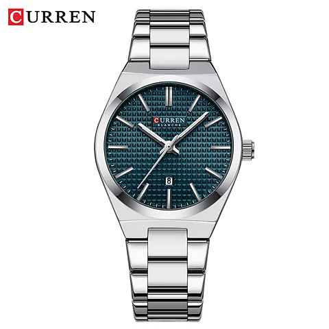 Curren 8439L en plateado y azul