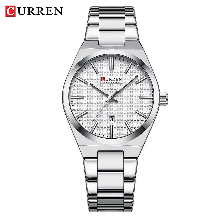 Curren 8439L en plateado y blanco, foto 1