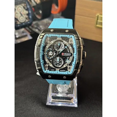 Curren 8442 en azul y celeste