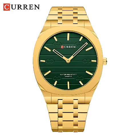 Curren 8444 en dorado y verde