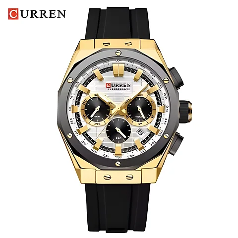 Curren 8464 en negro y blanco