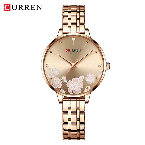Curren 9068B en oro rosa