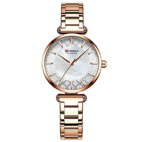 Curren 9072 en oro rosa
