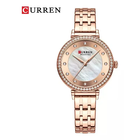 Curren 9087 en oro rosa