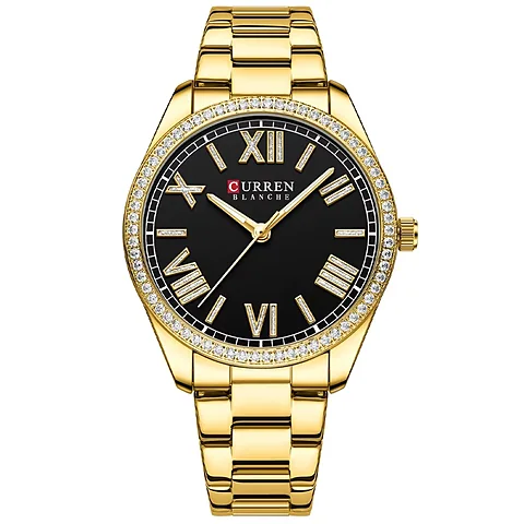 Curren 9088 en dorado y negro