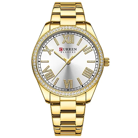 Curren 9088 en dorado y plateado