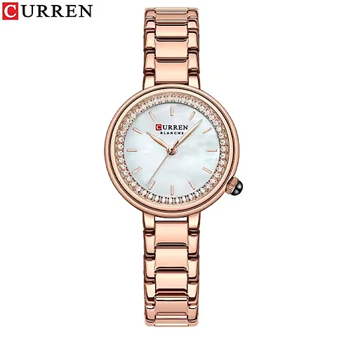 Curren 9089 en oro rosa y plateado