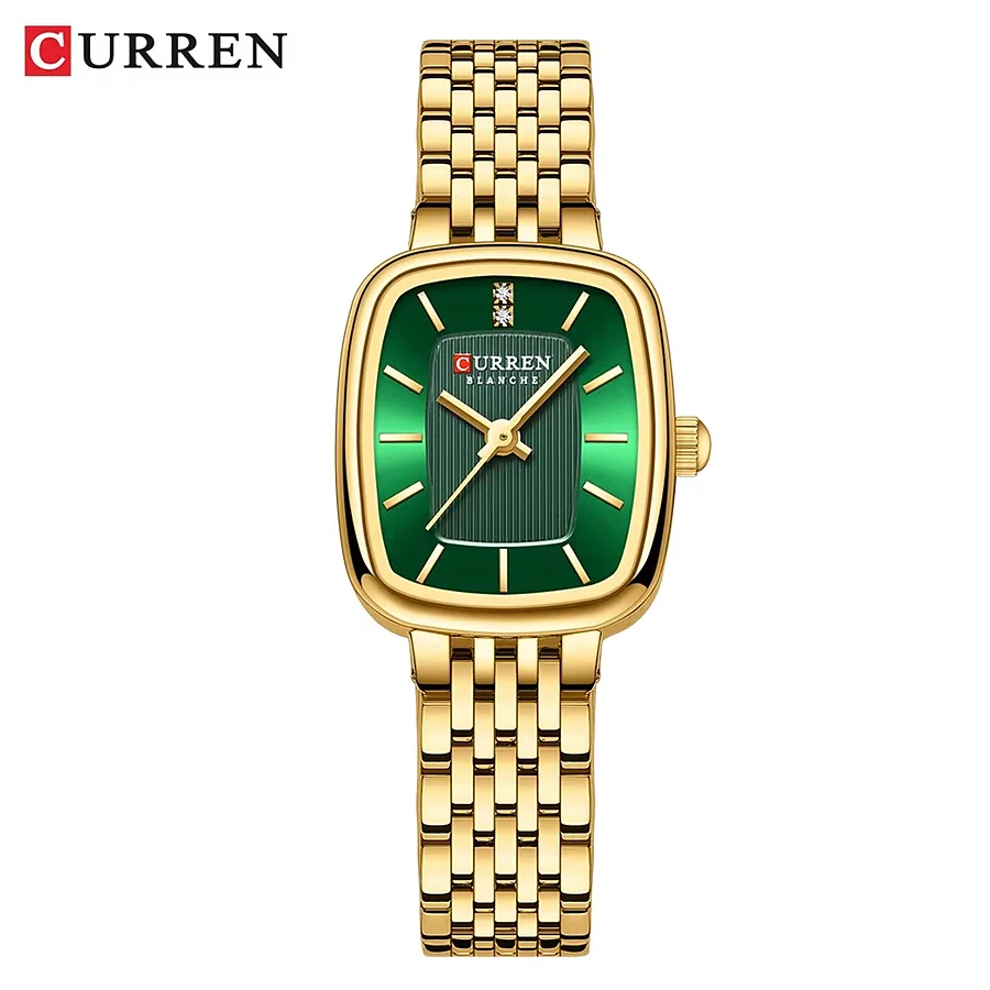 Curren 9093 en dorado y verde, foto 1
