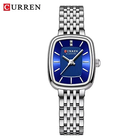 Curren 9093 en plateado y azul