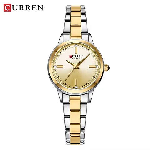 Curren 9094 en plateado y dorado