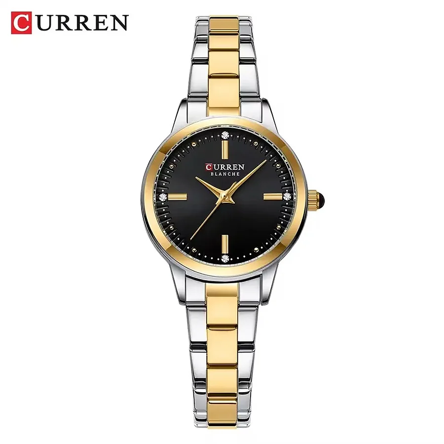 Curren 9094 en plateado y negro, foto 1