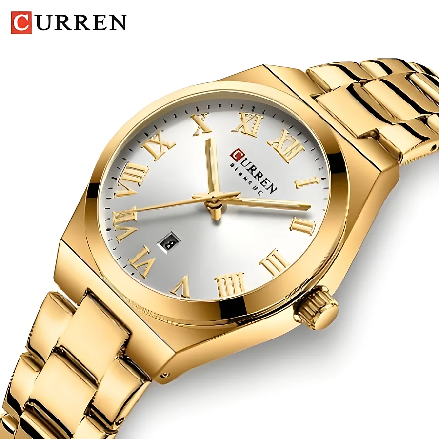 Curren 9095 en dorado y plateado, foto 1