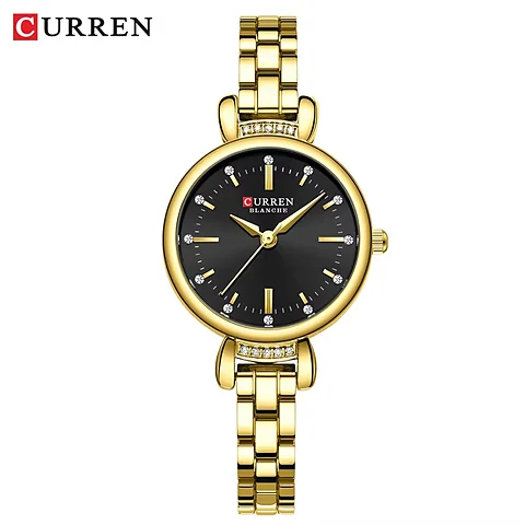 Curren 9098 en dorado y negro