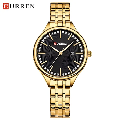 Curren 9099 en dorado y negro