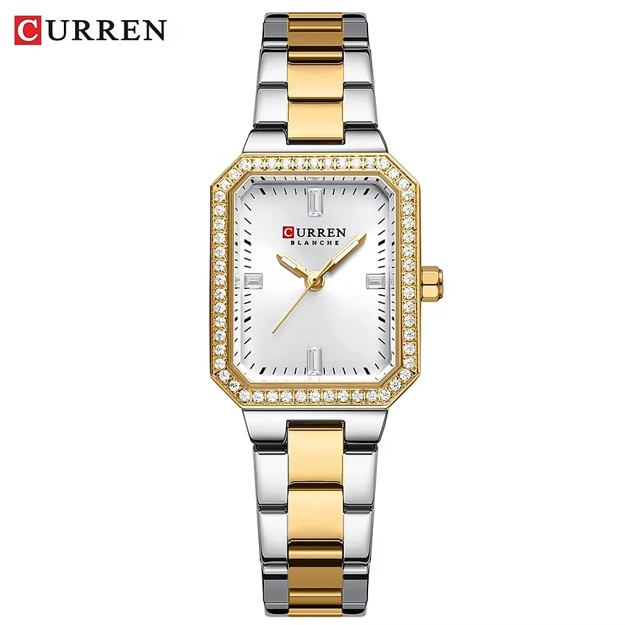 Curren 9102 en dorado y blanco, foto 1