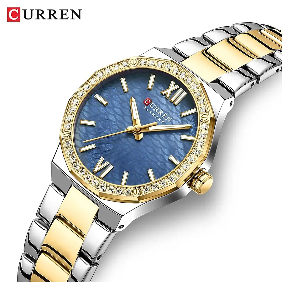 Curren 9103 en dorado y azul, foto 1