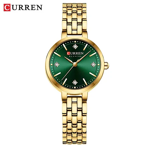 Curren 9106 en dorado y verde