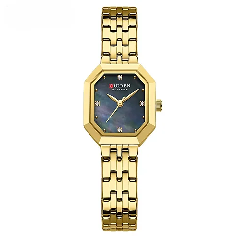 Curren 9108 en dorado y negro