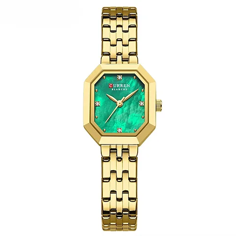 Curren 9108 en dorado y verde