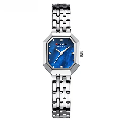 Curren 9108 en plateado y azul