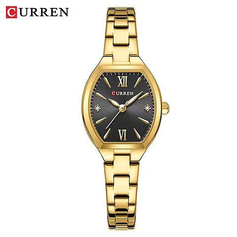 Curren 9112 en dorado y negro